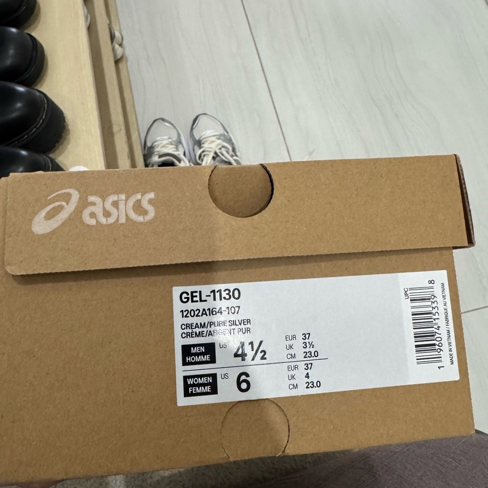 ASICS GEL 1130 CREAM/PURE SILVER - Picture 8 of 16
